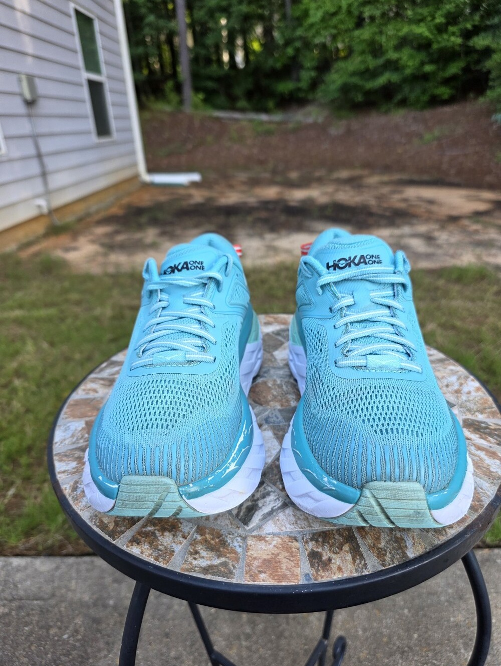 Hoka Bondi 7 1110519 AEBL Aquarelle Running Shoes Sneakers Women's Size 8 - Picture 2 of 9